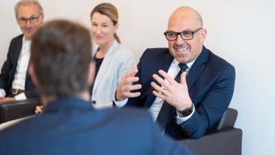 Ministerpräsident Wüst empfängt den Regierungschef des Fürstentums Liechtenstein zum Antrittsbesuch