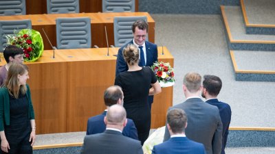 Wahl und Vereidigung von Ministerpräsident Hendrik Wüst