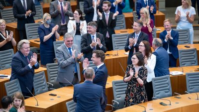 Wahl und Vereidigung von Ministerpräsident Hendrik Wüst