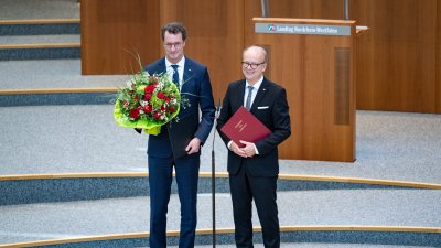 Wahl und Vereidigung von Ministerpräsident Hendrik Wüst