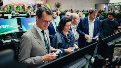 Rundgang über das Messegelände