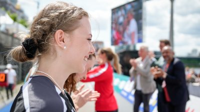 Ministerpräsident Hendrik Wüst besucht die FINALS in Düsseldorf