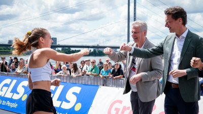 Ministerpräsident Hendrik Wüst besucht die FINALS in Düsseldorf