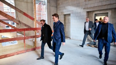 Richtfest des neuen Hüffer-Campus von Universität und Fachhochschule Münster