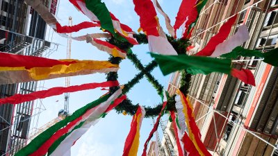 Richtfest des neuen Hüffer-Campus von Universität und Fachhochschule Münster