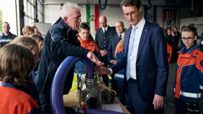 Besuch der Freiwilligen Feuerwehr Meschede