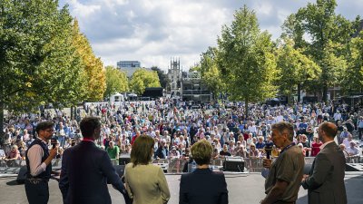 MP Wüst beim WDR Lokalzeit Stadtgespräch