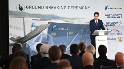 Spatenstich für Rheinmetall-Werk in Weeze