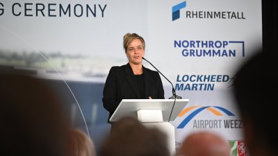 Spatenstich für Rheinmetall-Werk in Weeze