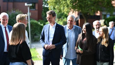 Von Weeze nach Xanten: Ministerpräsident Hendrik Wüst besucht den Niederrhein