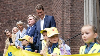 Teilnahme an Aktion der Landesverkehrswacht zum Schulbeginn in NRW