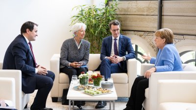 Ministerpräsident Hendrik Wüst verleiht den Staatspreis an Bundeskanzlerin a.D. Dr. Angela Merkel-