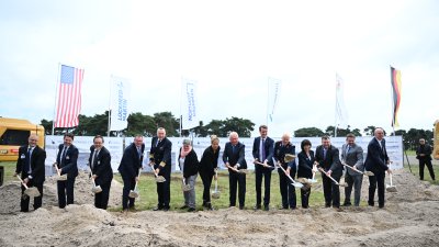 Spatenstich für Rheinmetall-Werk in Weeze