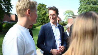 Von Weeze nach Xanten: Ministerpräsident Hendrik Wüst besucht den Niederrhein