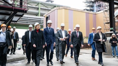 Bundespräsident Steinmeier und Ministerpräsident Wüst besuchen thyssenkrupp und Air Liquide