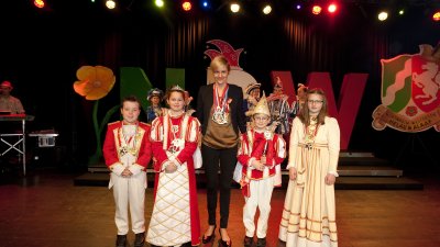 Empfang der Kindertollitäten 2016 - Kinderprinzenpaar Rath-Anhoven