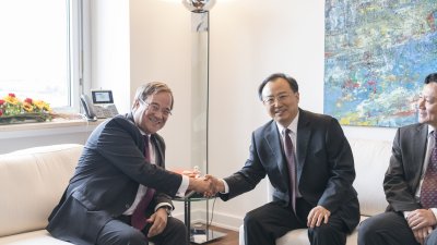 Ministerpräsident Laschet empfängt Gouverneur der chinesischen Partnerprovinz 