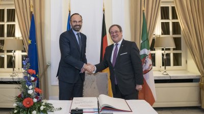 Französischer Premierminister Édouard Philippe besucht Nordrhein-Westfalen