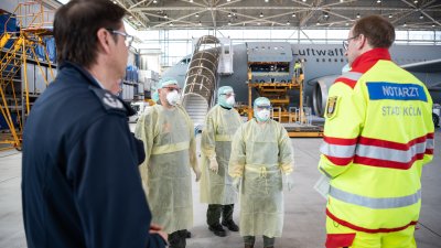 Corona-Patienten aus Italien werden nach Nordrhein-Westfalen geflogen