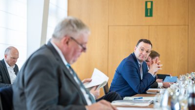 Gemeinsame Kabinettsitzung mit Bundesgesundheitsminister Jens Spahn