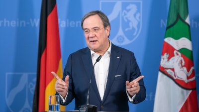 Presse-Briefing mit Ministerpräsident Armin Laschet und Bundesgesundheitsminister Jens Spahn