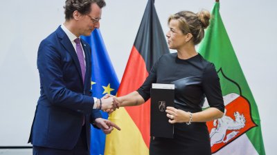 Ministerpräsident Hendrik Wüst ernennt sein neues Landeskabinett