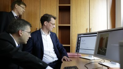 Ministerpräsident Hendrik Wüst dankt Staatsanwältinnen und Staatsanwälten für die innovative Arbeit im Bereich der Bekämpfung von Cyberkriminalität