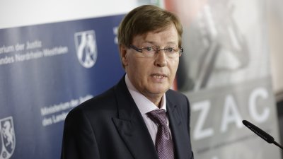 Ministerpräsident Hendrik Wüst dankt Staatsanwältinnen und Staatsanwälten für die innovative Arbeit im Bereich der Bekämpfung von Cyberkriminalität