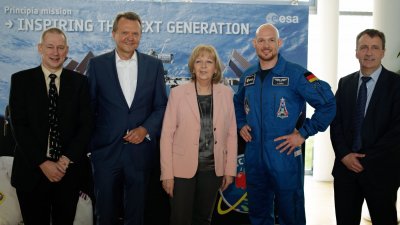 Ministerpräsidentin Hannelore Kraft besucht das European Astronaut Centre in Köln