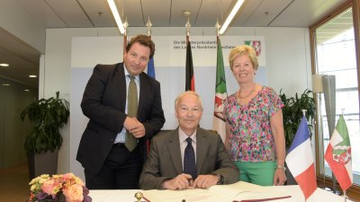 Verabschiedung des Generalkonsuls der Französischen Republik, Michel Giacobbi