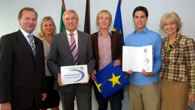 Auszeichnung „Europaschule in Nordrhein-Westfalen“, Pascal-Gymnasium, Münster