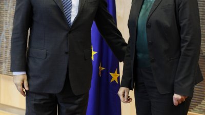 Ministerpräsidentin Hannelore Kraft zu politischen Gesprächen in Brüssel, 07.03.2012