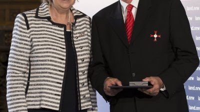 Ministerpräsidentin Hannelore Kraft und Walter Tokarski