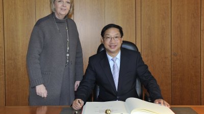 Antrittsbesuch des Botschafters der Volksrepublik China, 27.02.1013