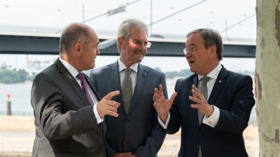 Ministerpräsident Armin Laschet empfängt Österreichs Nationalratspräsidenten, Wolfgang Sobotka