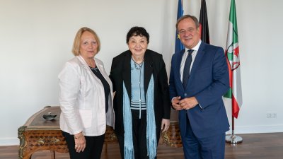 Ministerpräsident Armin Laschet trifft Shoah-Überlebende Inge Auerbacher