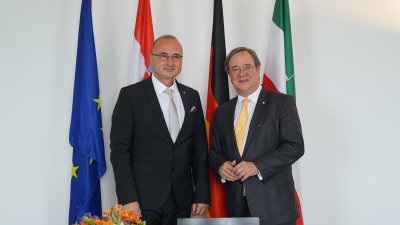 Ministerpräsident Laschet empfängt den Botschafter der Republik Kroatien, Gordan Grlić Radman