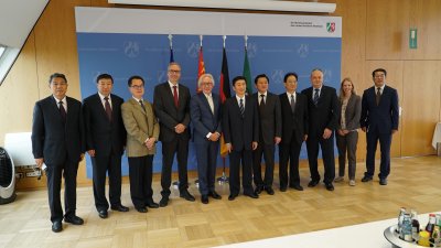 Besuch des Parteisekretärs der chinesischen Partnerprovinz Shanxi, Luo Huining