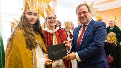 Traditionelles Dreikönigssingen im Landeshaus