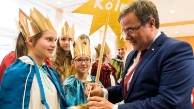 Traditionelles Dreikönigssingen im Landeshaus