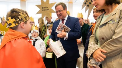 Traditionelles Dreikönigssingen im Landeshaus
