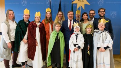 Traditionelles Dreikönigssingen im Landeshaus