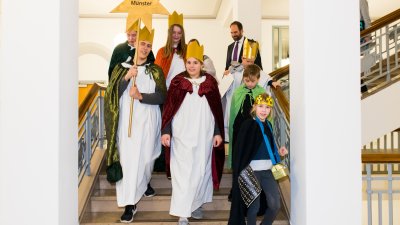 Traditionelles Dreikönigssingen im Landeshaus