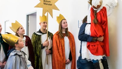 Traditionelles Dreikönigssingen im Landeshaus