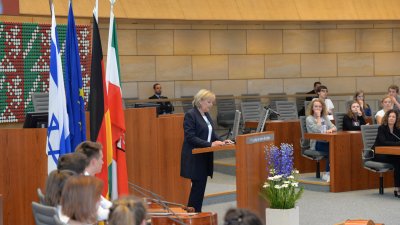 Ministerpräsidentin Hannelore Kraft bei ihrer Rede