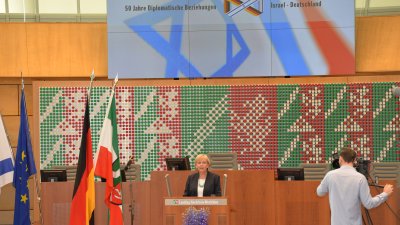 Ministerpräsidentin Hannelore Kraft bei ihrer Rede