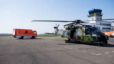 Corona-Patienten aus Frankreich werden nach Nordrhein-Westfalen geflogen
