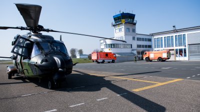 Corona-Patienten aus Frankreich werden nach Nordrhein-Westfalen geflogen