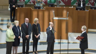 Vereidigung neuer Kabinettmitglieder