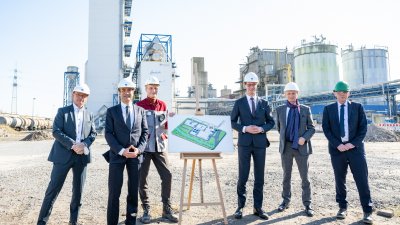 Ministerpräsident Hendrik Wüst besucht Air Liquide in Oberhausen